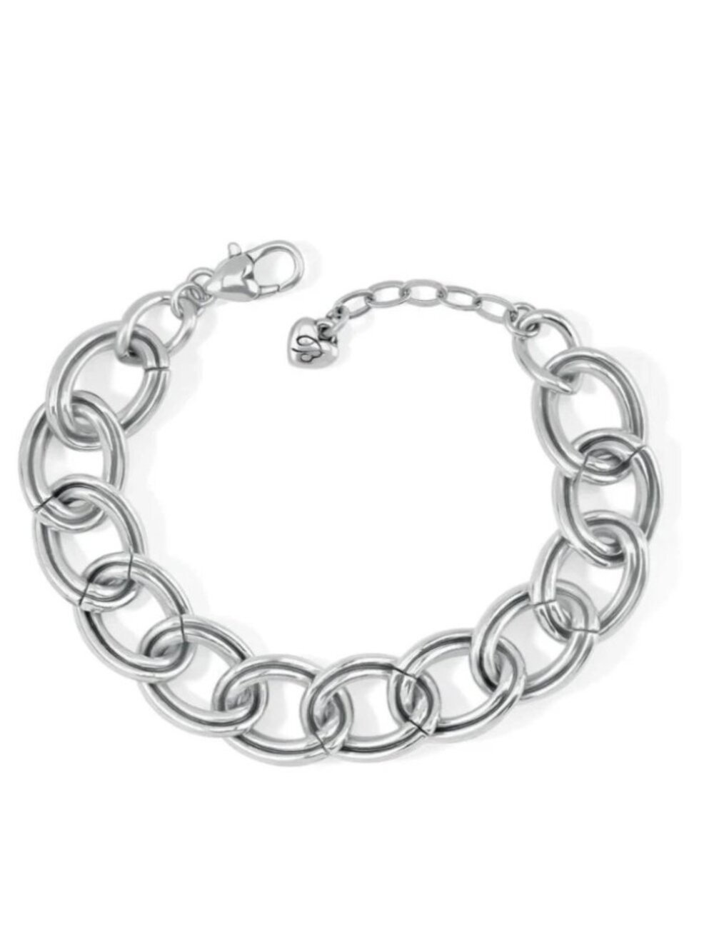 Brighton Interlok Chain Silver Bracelet NWT $98 JF9750